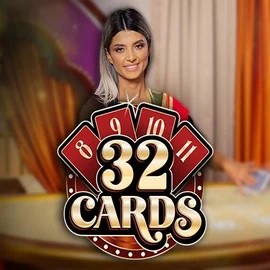 32 Cards slot logo by Ezugi at Dragonia Casino