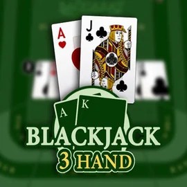 Blackjack 3H (Habanero) slot visual from Habanero available on dragonicasino.com