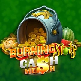 Official Slots logo: Burning Slots Cash Mesh by BF Games at Dragonia Casino