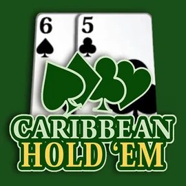 Caribbean Hold'em logo by Habanero at Dragonia Casino