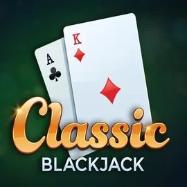 Classic Blackjack slot visual from Red Tiger Gaming available on dragonicasino.com
