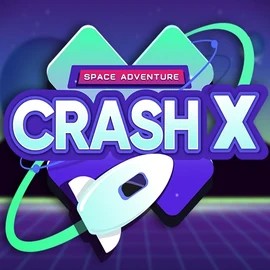 Crash X logo by Turbo Games at Dragonia Casino