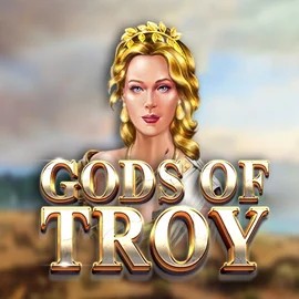 Official Slots logo: Gods of Troy by Red Tiger Gaming at Dragonia Casino