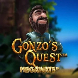 Gonzo's Quest Megaways online game logo by Red Tiger Gaming on dragonicasino.com