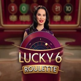 Lucky 6 Roulette logo – Live Casino by Pragmatic Play at Dragonia Casino