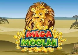 Enjoy Mega Moolah slot by Games Global – logo hosted on dragonicasino.com