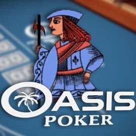 Oasis Poker logo by Nucleus Gaming at Dragonia Casino