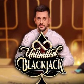 Try Unlimited Blackjack slot by Ezugi on dragonicasino.com – logo image
